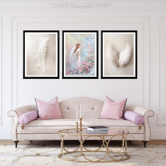 Feminine Elegance: Woman Art for Living Room Empowerment