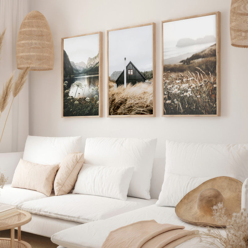 LuxuryStroke's Nature Painting Landscape, Beautiful Landscape Artand Landscape Painting Artwork - Landscape Art: A Trio Of Scenic Masterpieces