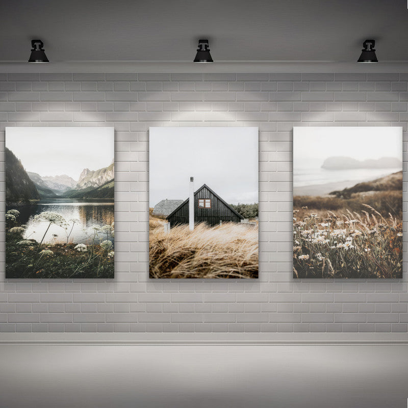 LuxuryStroke's Nature Painting Landscape, Beautiful Landscape Artand Landscape Painting Artwork - Landscape Art: A Trio Of Scenic Masterpieces