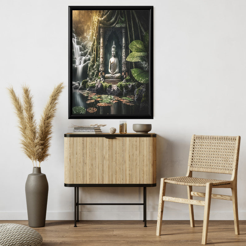 LuxuryStroke's Buddha Watercolor Painting, Buddha Abstract Paintingand Abstract Painting Buddha - Contemporary Buddha Painting