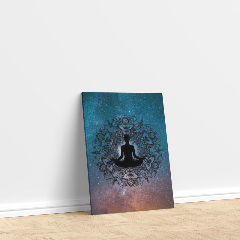 LuxuryStroke's Meditating Buddha Painting, Abstract Art Buddhaand Buddha Paintings For Living Room - Contemporary Shakyamuni Buddha Painting