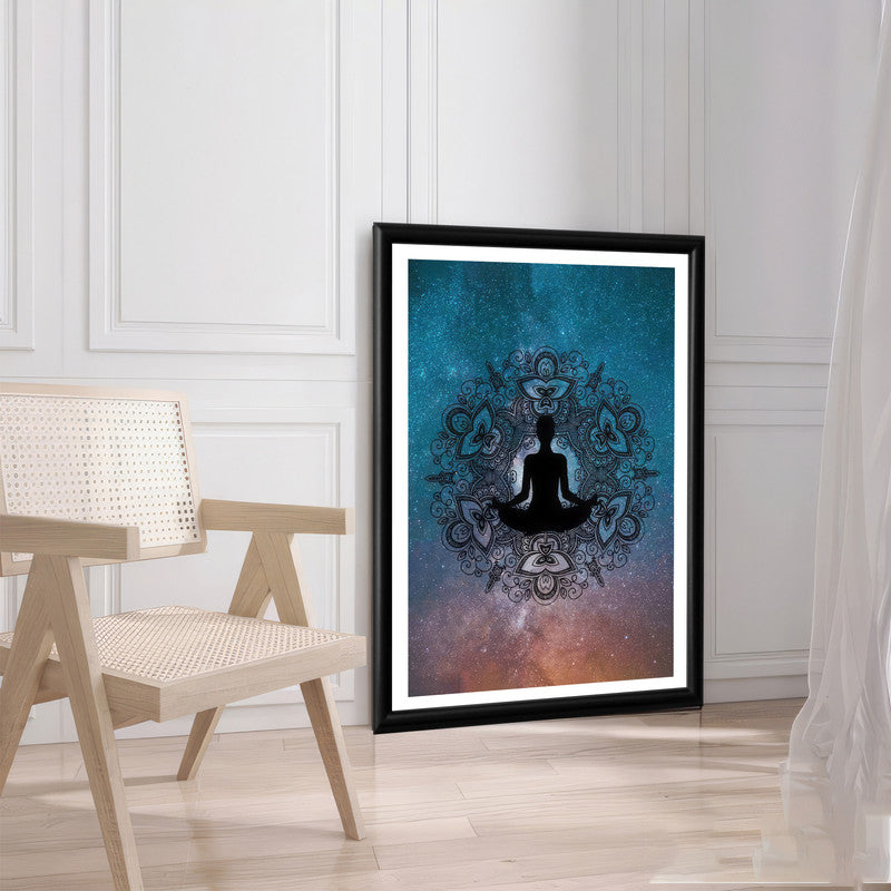 LuxuryStroke's Meditating Buddha Painting, Abstract Art Buddhaand Buddha Paintings For Living Room - Contemporary Shakyamuni Buddha Painting