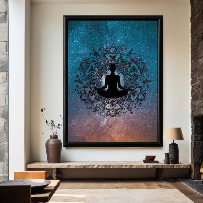 LuxuryStroke's Meditating Buddha Painting, Abstract Art Buddhaand Buddha Paintings For Living Room - Contemporary Shakyamuni Buddha Painting