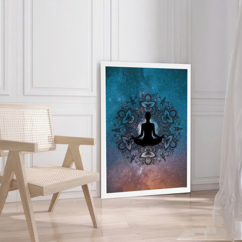 LuxuryStroke's Meditating Buddha Painting, Abstract Art Buddhaand Buddha Paintings For Living Room - Contemporary Shakyamuni Buddha Painting
