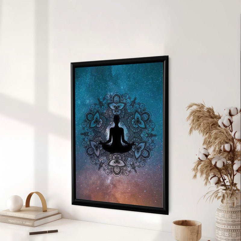 LuxuryStroke's Meditating Buddha Painting, Abstract Art Buddhaand Buddha Paintings For Living Room - Contemporary Shakyamuni Buddha Painting