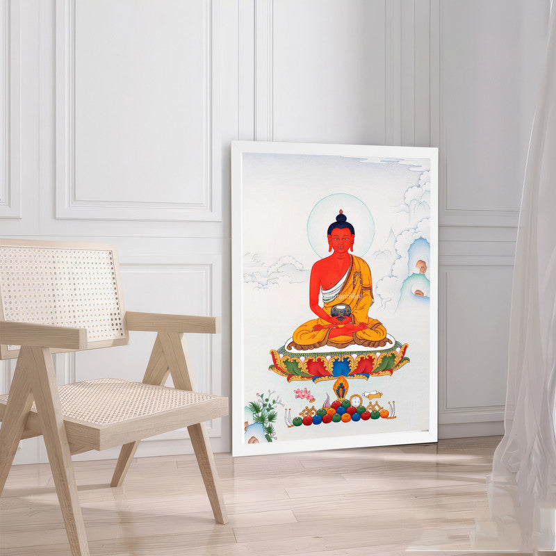 LuxuryStroke's Meditating Buddha Painting, Buddha Paintingand Medicine Buddha Painting - Medicine Buddha Painting