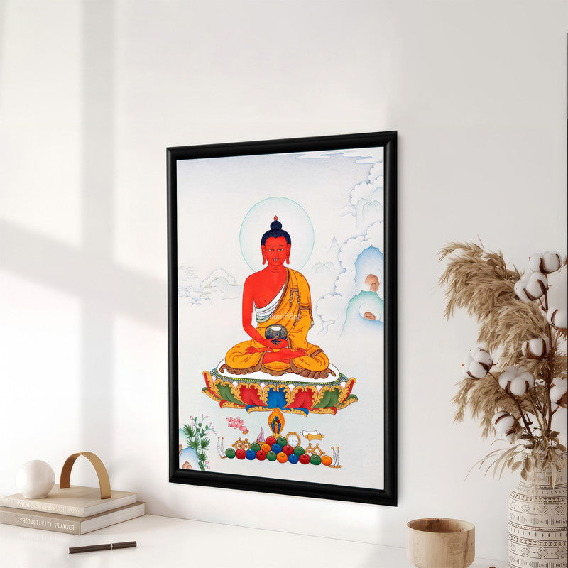 LuxuryStroke's Meditating Buddha Painting, Buddha Paintingand Medicine Buddha Painting - Medicine Buddha Painting