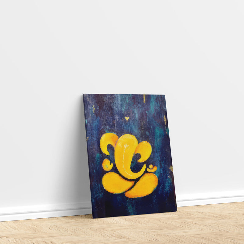 LuxuryStroke's Abstract Ganesha Doodle Art, Ganesh Line Artand Ganeshji Line Art - Contemporary Textured Ganesha Painting