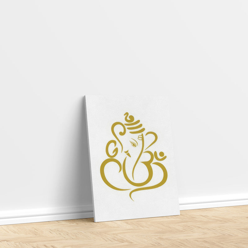 LuxuryStroke's Abstract Ganesha Doodle Art, Ganesh Line Artand Ganeshji Line Art - Contemporary Elegant Lord Ganesha Painting