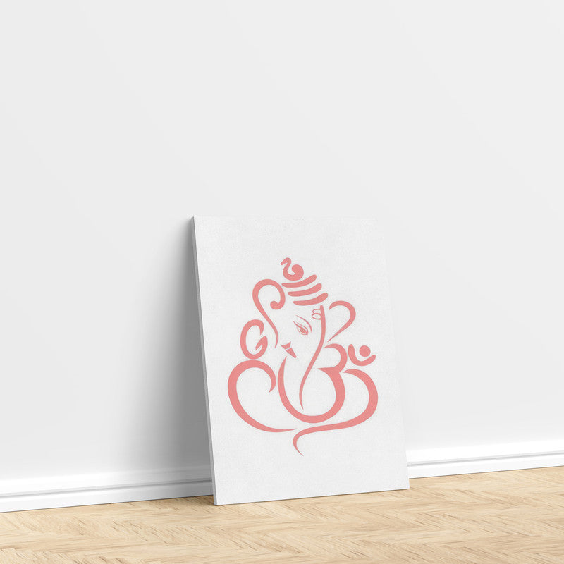 LuxuryStroke's Abstract Ganesha Doodle Art, Ganesh Line Artand Ganeshji Line Art - Contemporary Elegant Lord Ganesha Painting