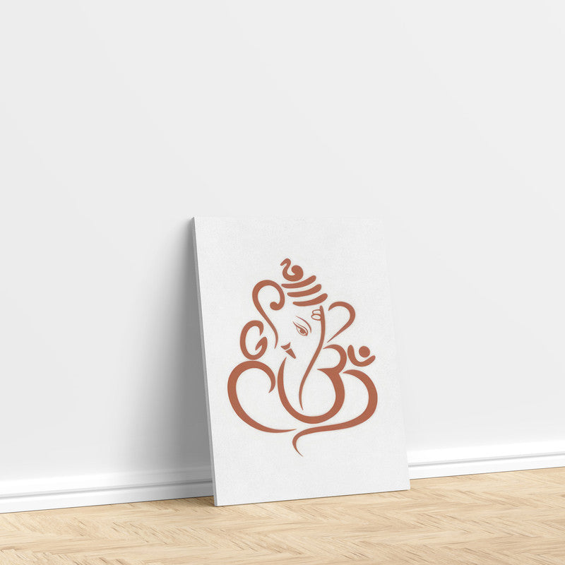 LuxuryStroke's Abstract Ganesha Doodle Art, Ganesh Line Artand Ganeshji Line Art - Contemporary Lord Ganesha Painting
