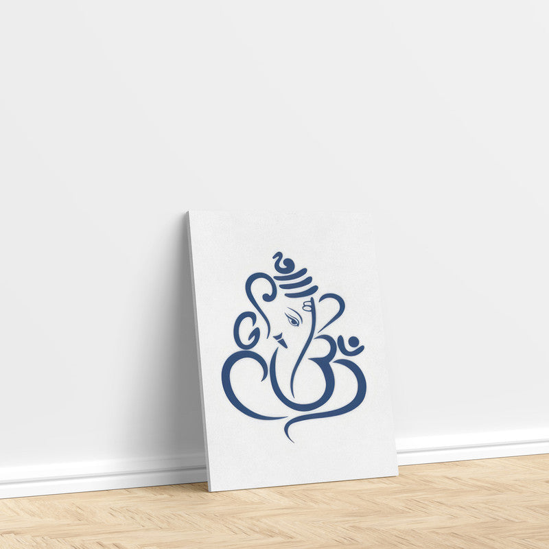 LuxuryStroke's Abstract Ganesha Doodle Art, Ganesh Line Artand Ganeshji Line Art - Contemporary Lord Ganesha Painting
