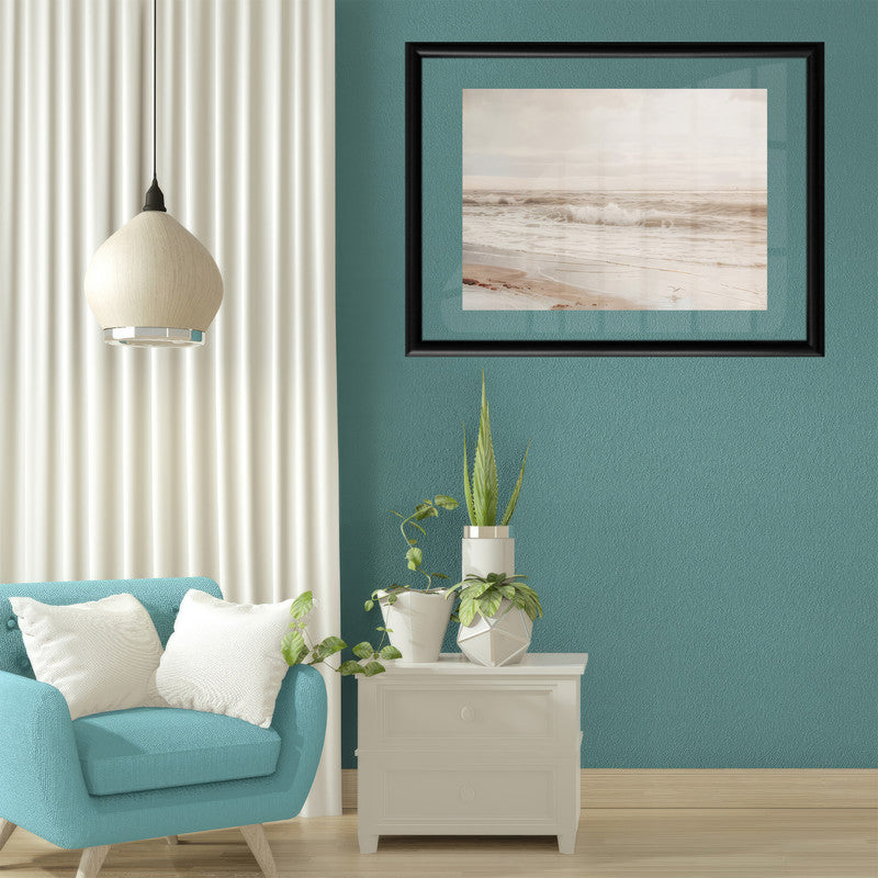 LuxuryStroke's Landscape Art, Acrylic Scenery Paintingand Landscape Painting Artwork - Beach & Sea Glory Painting