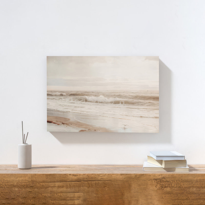 LuxuryStroke's Landscape Art, Acrylic Scenery Paintingand Landscape Painting Artwork - Beach & Sea Glory Painting