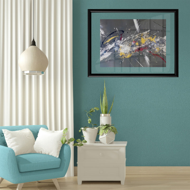 LuxuryStroke's Abstract Art Modern Art, Minimalist Modern Abstract Artand Abstract Acrylic Landscape Painting - Aesthetic Abstract Art Painting