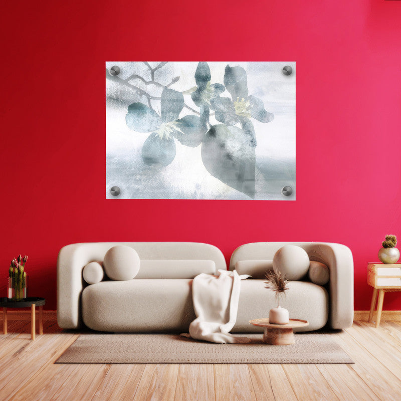 LuxuryStroke's Beautiful Floral Painting, Beautiful Flower Paintingand Floral Painting Acrylic - Aesthetic Botanical Leaves