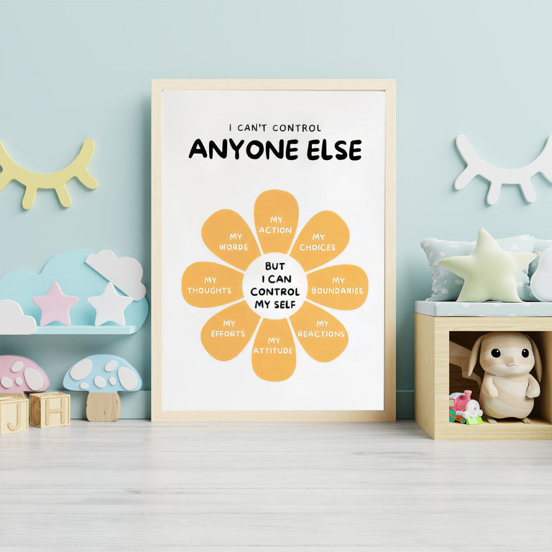 LuxuryStroke's Motivational Paintings For Students, Childrens Bedroom Wall Picturesand Children Nursery Wall Art - Affirmations For Kids