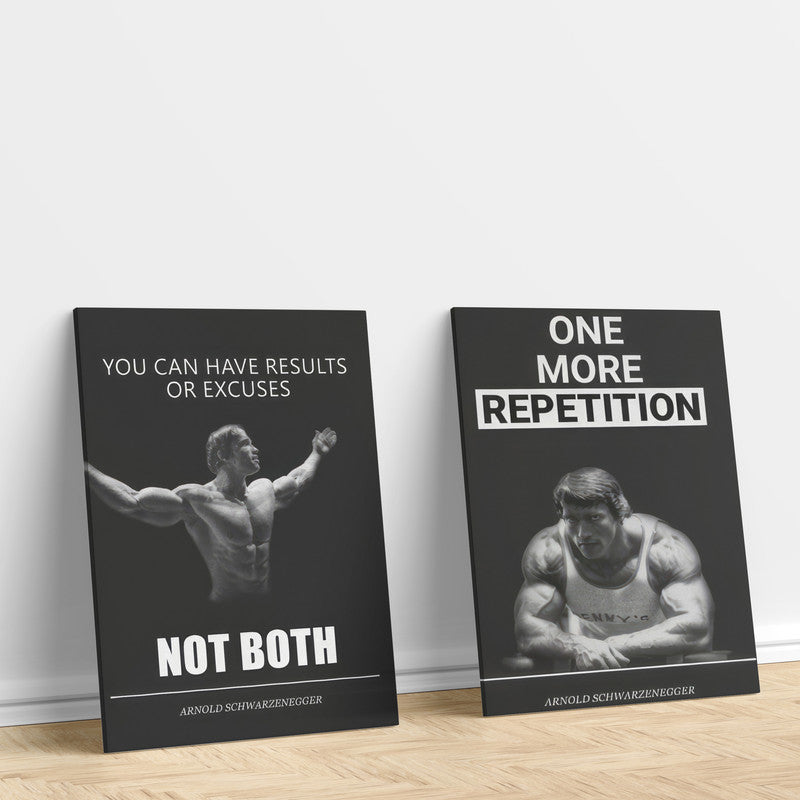 LuxuryStroke's Motivational Art Painting, Motivational Acrylic Paintingand Best Motivational Painting - Dual Inspiration: A Set Of 2 Motivational Masterpieces