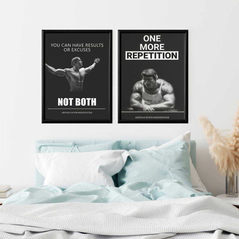 LuxuryStroke's Motivational Art Painting, Motivational Acrylic Paintingand Best Motivational Painting - Dual Inspiration: A Set Of 2 Motivational Masterpieces