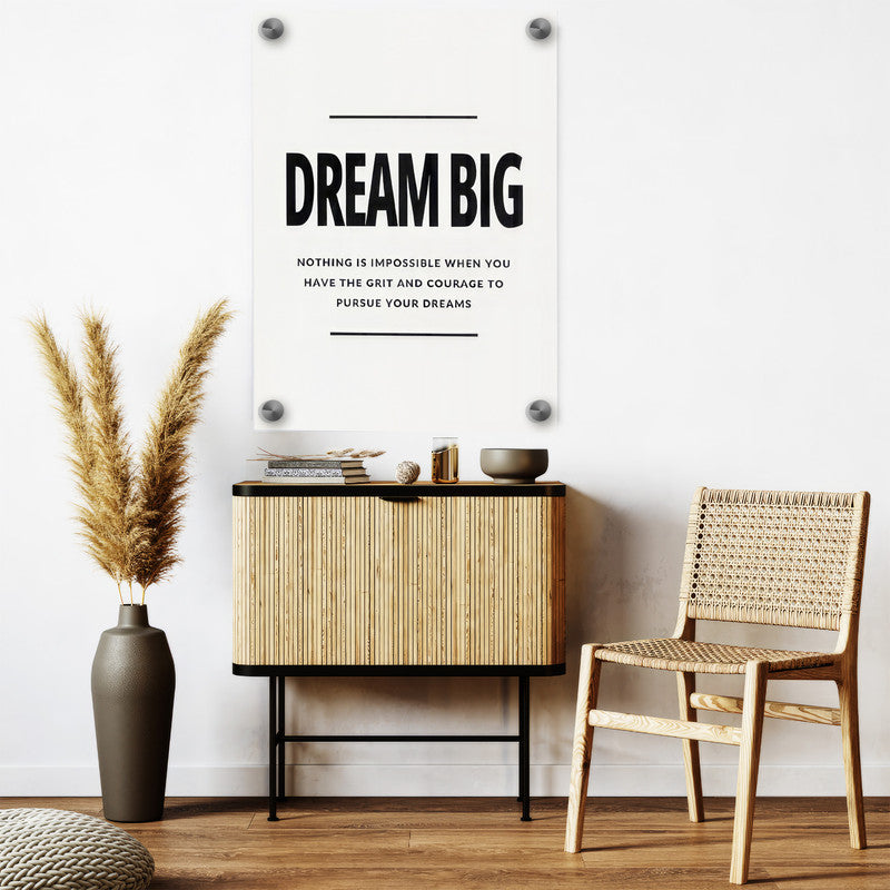 LuxuryStroke's Most Inspirational Paintings, Best Motivational Paintingand Inspirational Quotes On Artwork - Dream Big, Work Hard: Motivational Poster For Achievers