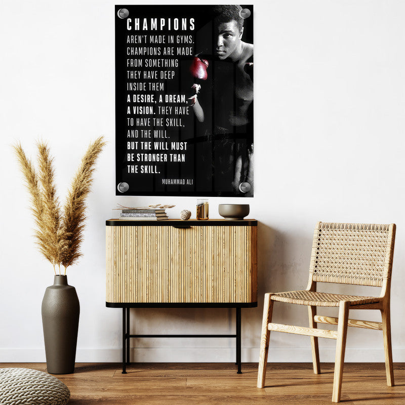 LuxuryStroke's Most Inspirational Paintings, Best Motivational Paintingand Inspirational Quotes On Artwork - Everyday Inspiration: Muhammad Ali Motivational Poster With Daily Wisdom