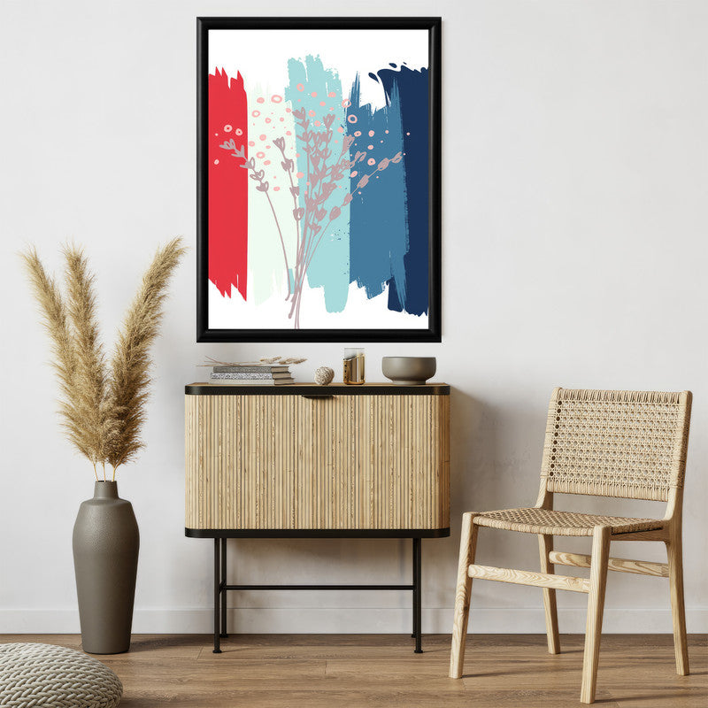 LuxuryStroke's Abstract Acrylic Flower Painting, Acrylic Abstract Flower Paintingand Contemporary Abstract Art - Botanical Abstract Fusion Masterpiece