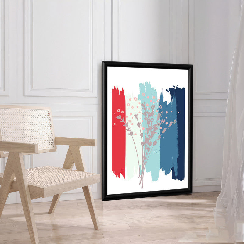 LuxuryStroke's Abstract Acrylic Flower Painting, Acrylic Abstract Flower Paintingand Contemporary Abstract Art - Botanical Abstract Fusion Masterpiece