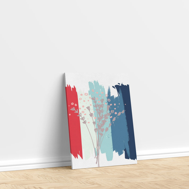 LuxuryStroke's Abstract Acrylic Flower Painting, Acrylic Abstract Flower Paintingand Contemporary Abstract Art - Botanical Abstract Fusion Masterpiece