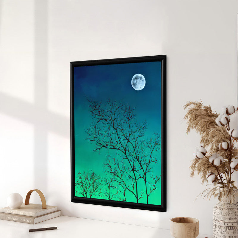 LuxuryStroke's Minimalistic Landscape Art, Acrylic Scenery Paintingand Landscape Art Watercolor - Nature's Tapestry: Original Landscape Wall Art Painting