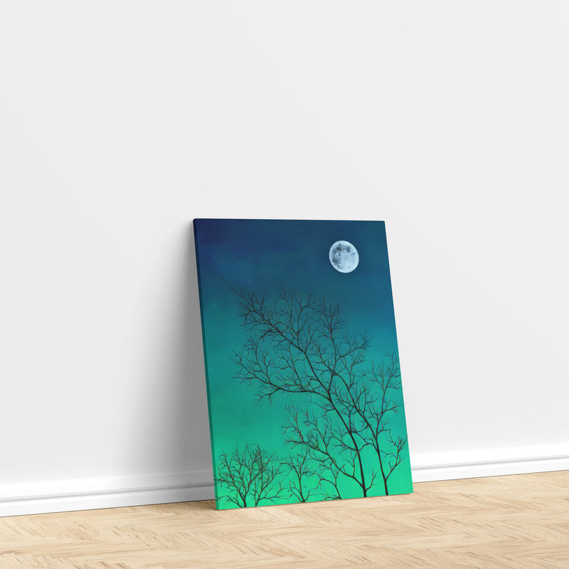 LuxuryStroke's Minimalistic Landscape Art, Acrylic Scenery Paintingand Landscape Art Watercolor - Nature's Tapestry: Original Landscape Wall Art Painting