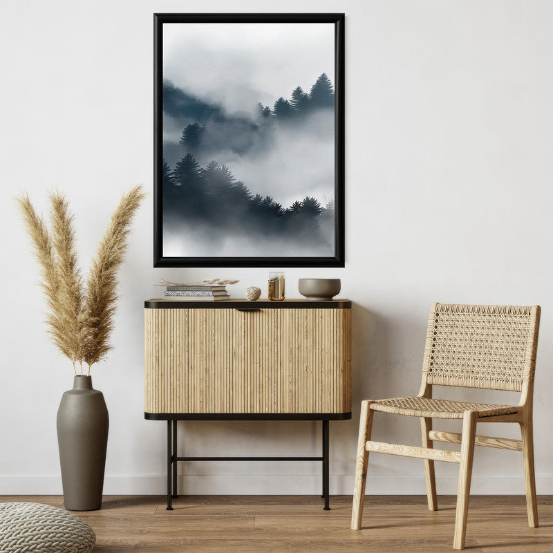 LuxuryStroke's Mountain Landscape Artwork, Nature Painting Landscapeand Acrylic Landscape Painting - Majestic Mountainscape: Fine Art Landscape Painting