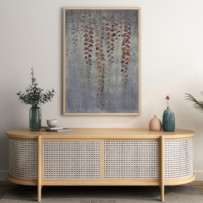 LuxuryStroke's Minimalistic Landscape Art, Acrylic Scenery Paintingand Landscape Art Watercolor - Whispers Of Nature: Impressionist Landscape Wall Art