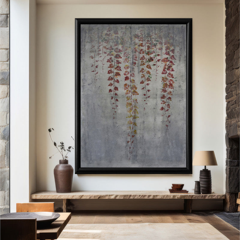 LuxuryStroke's Minimalistic Landscape Art, Acrylic Scenery Paintingand Landscape Art Watercolor - Whispers Of Nature: Impressionist Landscape Wall Art