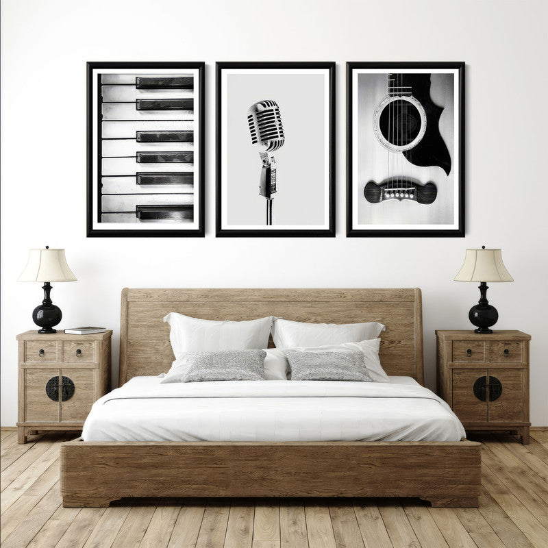 LuxuryStroke's Most Inspirational Paintings For Music Artists, Motivation Paintings For Music Artistsand Best Motivational Painting - Motivational Alt - Music Love - Set Of 3 Paintings