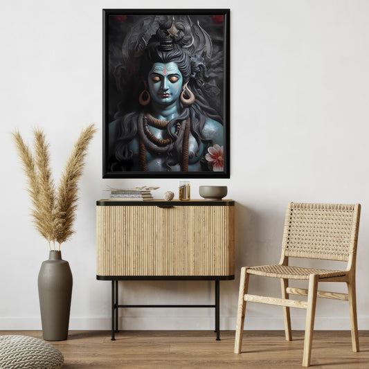 LuxuryStroke's Lord Shiva Paintigs , Lord Shiva Art Paintingsand Lord Shiva Paintigs  - Shiva's Divine Resonance: Spiritual Artistry