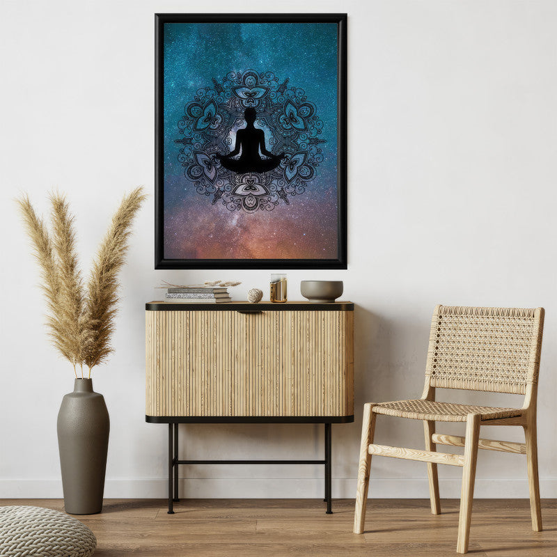 LuxuryStroke's Meditating Buddha Painting, Abstract Art Buddhaand Buddha Paintings For Living Room - Contemporary Shakyamuni Buddha Painting