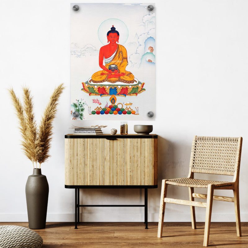 LuxuryStroke's Meditating Buddha Painting, Buddha Paintingand Medicine Buddha Painting - Medicine Buddha Painting