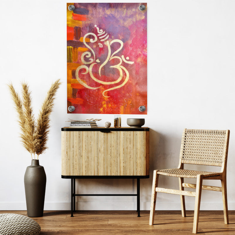 LuxuryStroke's Abstract Ganesha Doodle Art, Ganesh Line Artand Ganeshji Line Art - Contemporary Modern Ganesha Painting