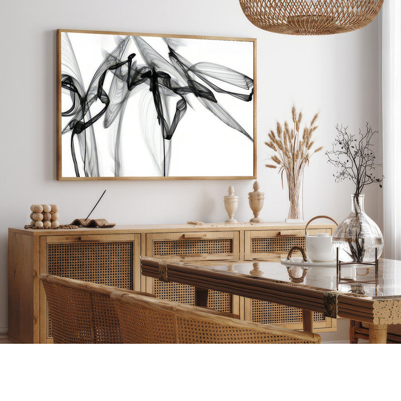 LuxuryStroke's Black White Modern Art, Abstract Acrylic Painting Landscapeand Abstract Acrylic Artwork - Abstract Art Painting