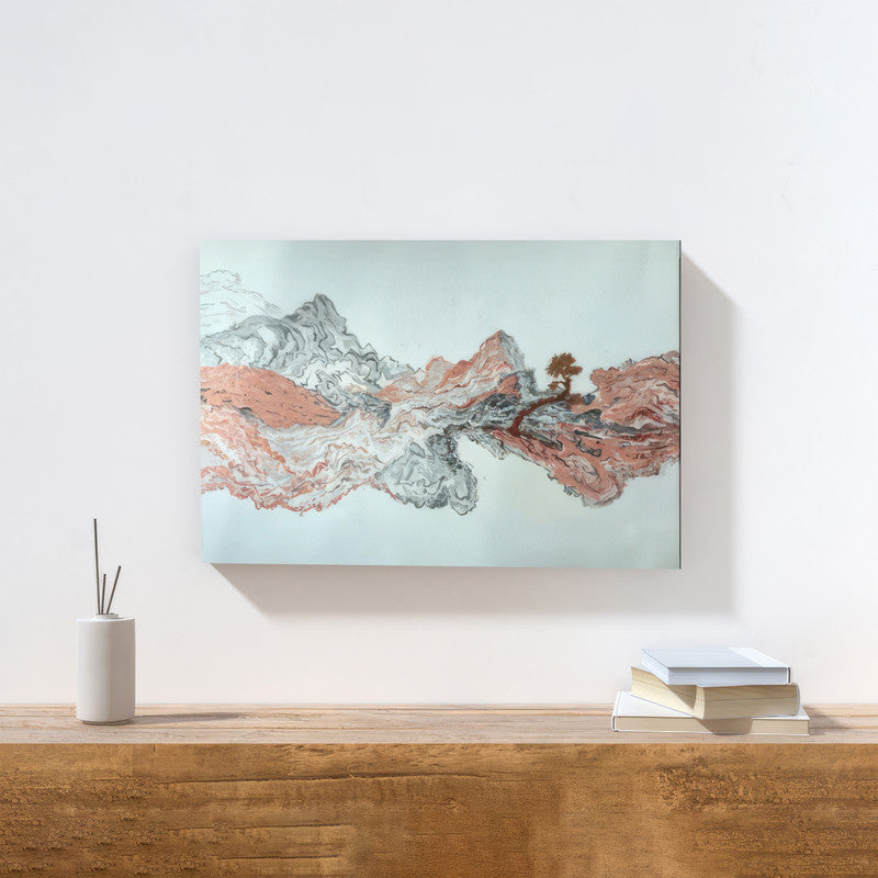 LuxuryStroke's Mountain Landscape Artwork, Landscape Painting Artworkand Nature Painting Landscape - Mountain Glory