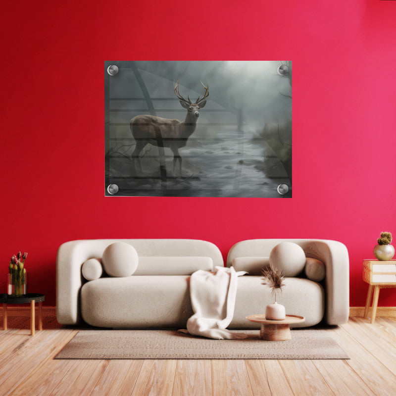 LuxuryStroke's Deer Artwork, Deer Art Paintingand Paintings Of Animals - Deer Painting