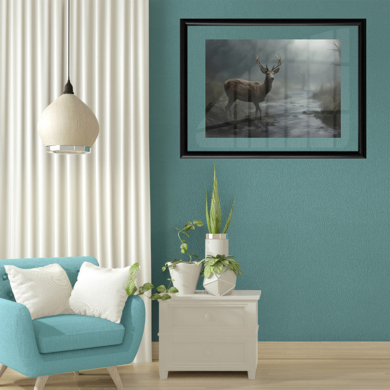 LuxuryStroke's Deer Artwork, Deer Art Paintingand Paintings Of Animals - Deer Painting