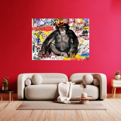 LuxuryStroke's Quirky Painting, Funky Abstract Monkey Art Paintingand Abstract Animal Paintings - Quirky Monkey