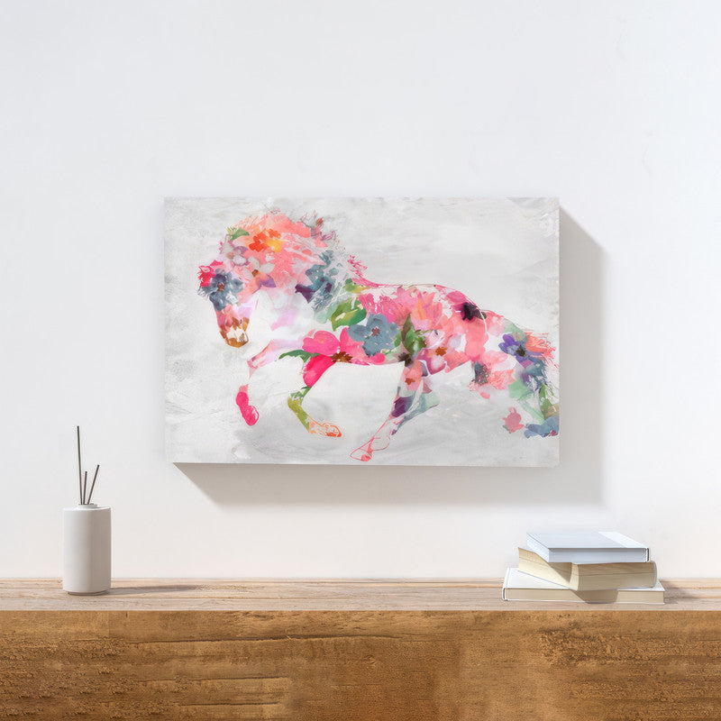 LuxuryStroke's Acrylic Horse Painting, Minimalistic Horse Paintingand Paintings Of Animals - The Horse