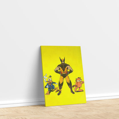 LuxuryStroke's Cartoons Paintings For Childrens, Nursery Canvas Wall Artand Childrens Bedroom Wall Pictures - Cartoons