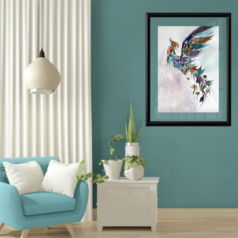 LuxuryStroke's Nursery Animal Wall Art, Nursery Canvas Wall Artand Childrens Bedroom Wall Pictures - Flying Birds In Bird