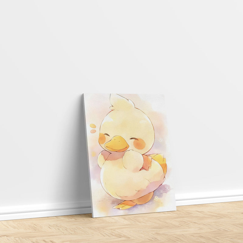 LuxuryStroke's Childrens Bedroom Wall Pictures, Nursery Animal Wall Artand Nursery Canvas Wall Art - Cute Little Duck