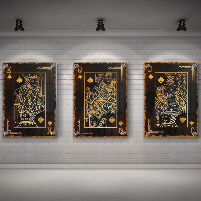 LuxuryStroke's Best Motivational Painting, Motivation Paintingsand Best Motivational Painting - Motivation Art - Royal Family -Set of 3 Inspirational Wall Art