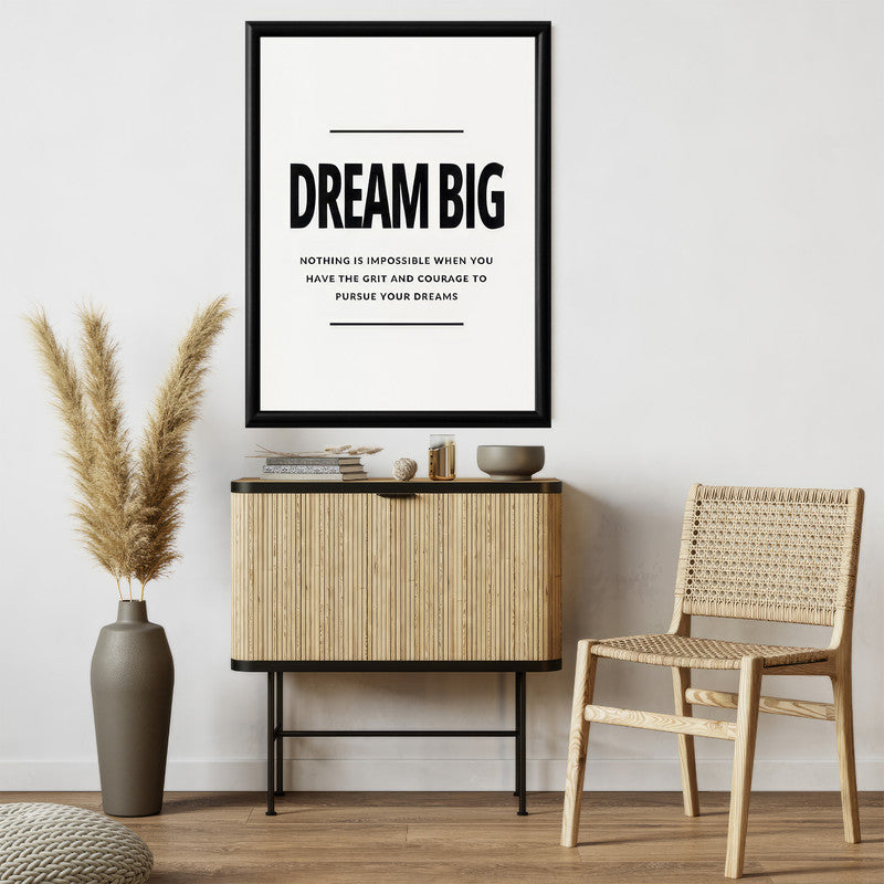 LuxuryStroke's Most Inspirational Paintings, Best Motivational Paintingand Inspirational Quotes On Artwork - Dream Big, Work Hard: Motivational Poster For Achievers