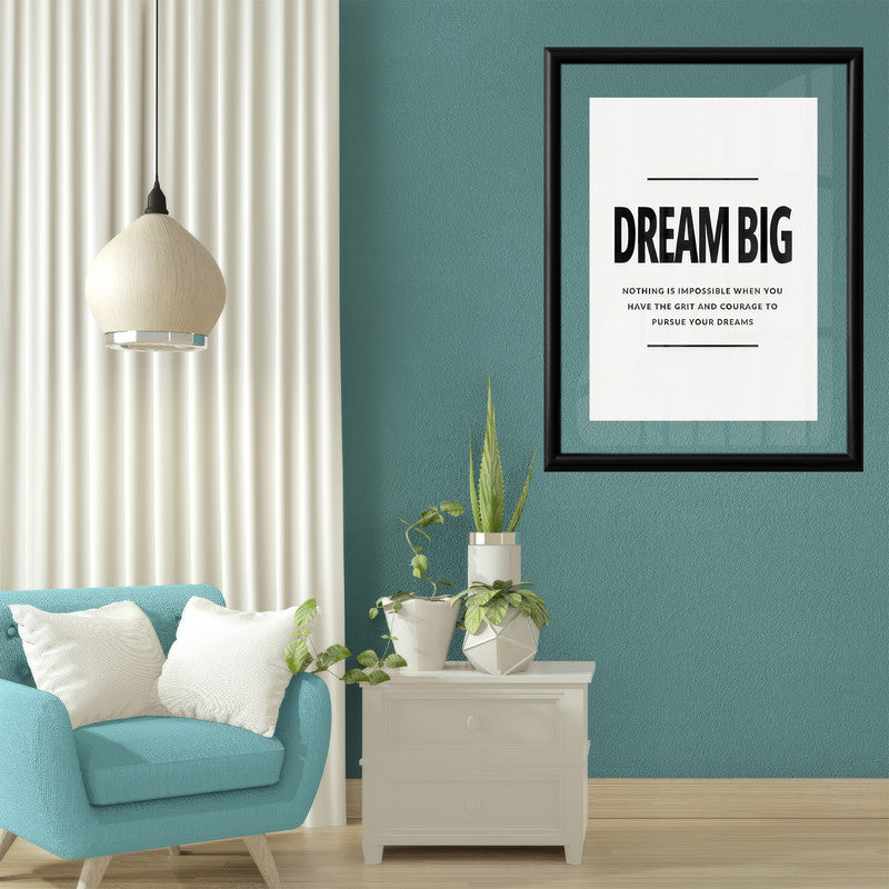 LuxuryStroke's Most Inspirational Paintings, Best Motivational Paintingand Inspirational Quotes On Artwork - Dream Big, Work Hard: Motivational Poster For Achievers